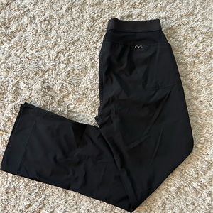 Set of 4 Black Cherokee Infinity Scrub Pants with Stretch Waist and Pockets